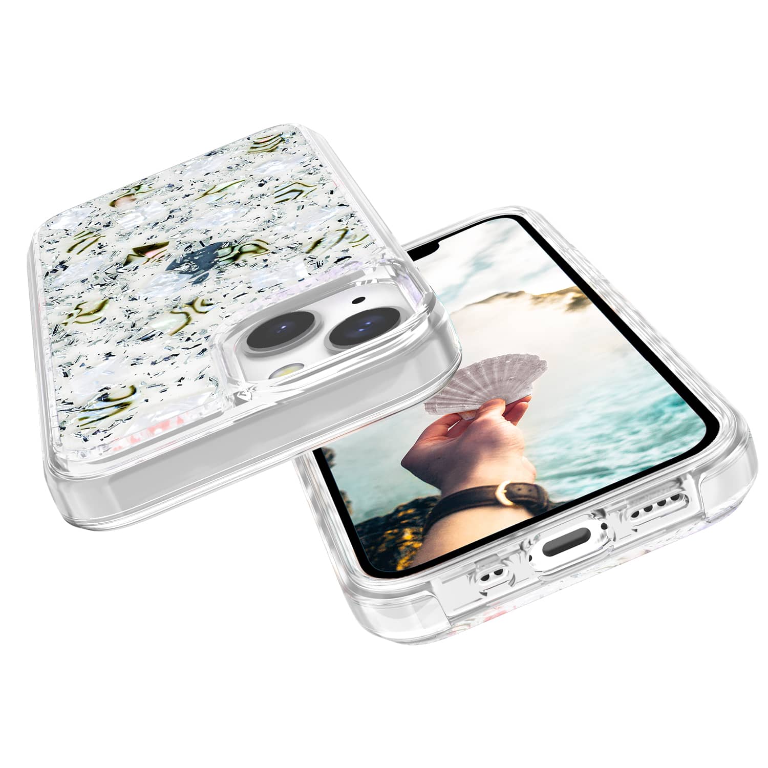 <strong>iPhone 13 mini 銀紫手機殼</strong>