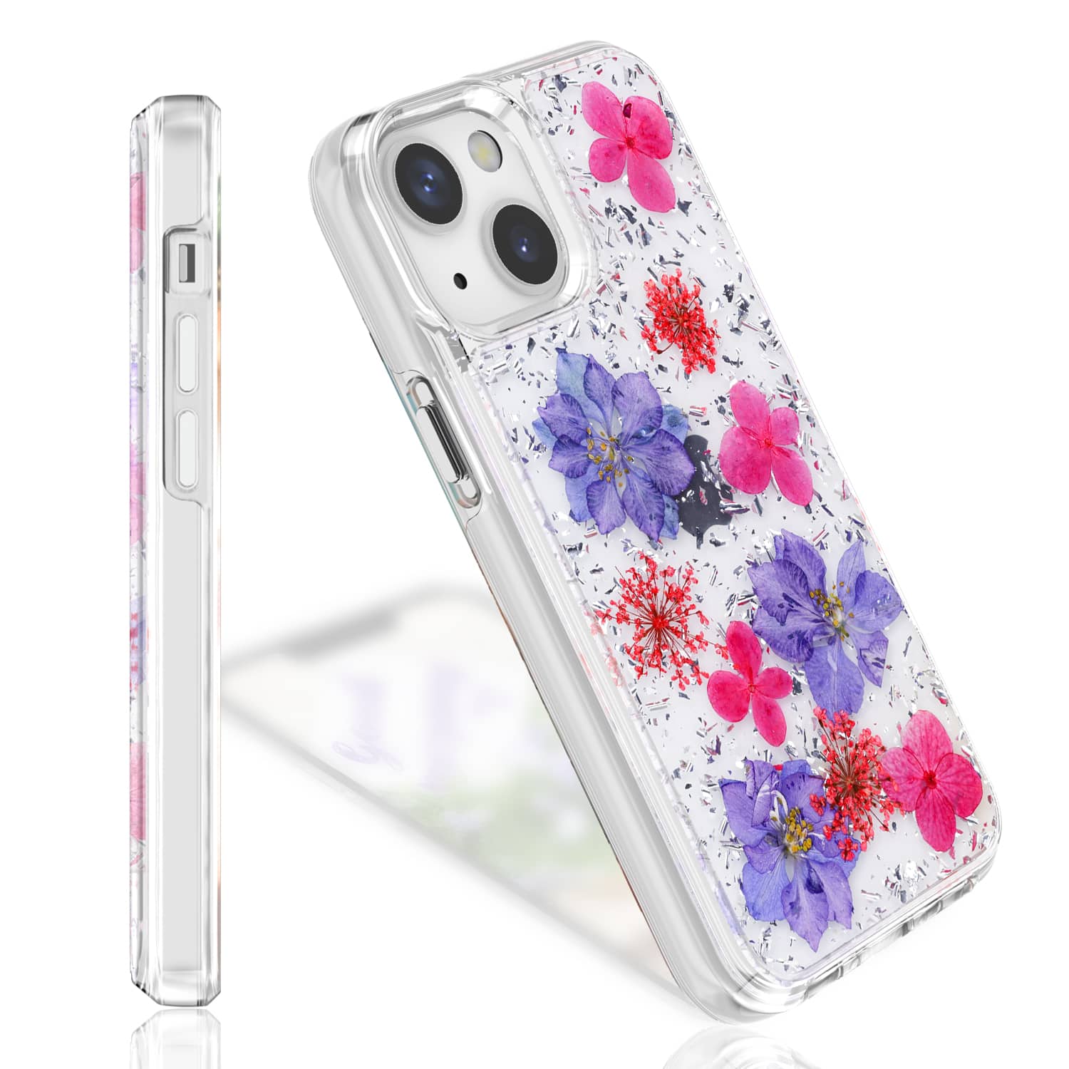 <strong>iPhone 13 mini 銀紫手機殼</strong>
