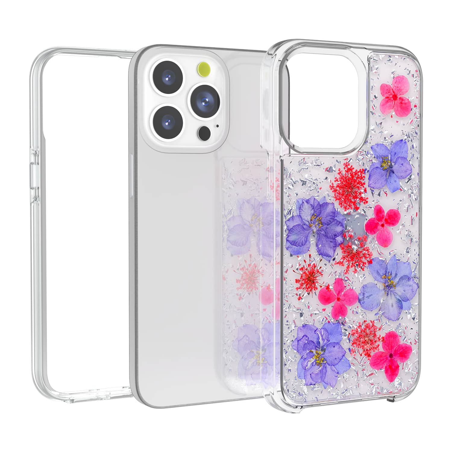 <b>iPhone13 Pro 銀紫手機殼</b>